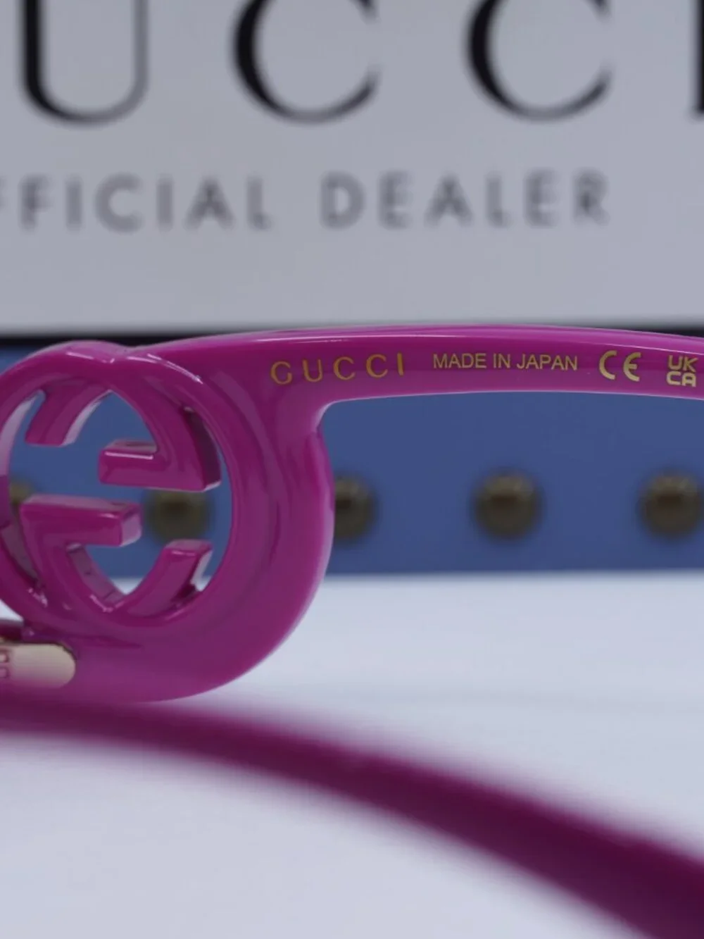 Gucci GG1326S 004 Square Sunglasses – Fuchsia\Violet Gradient